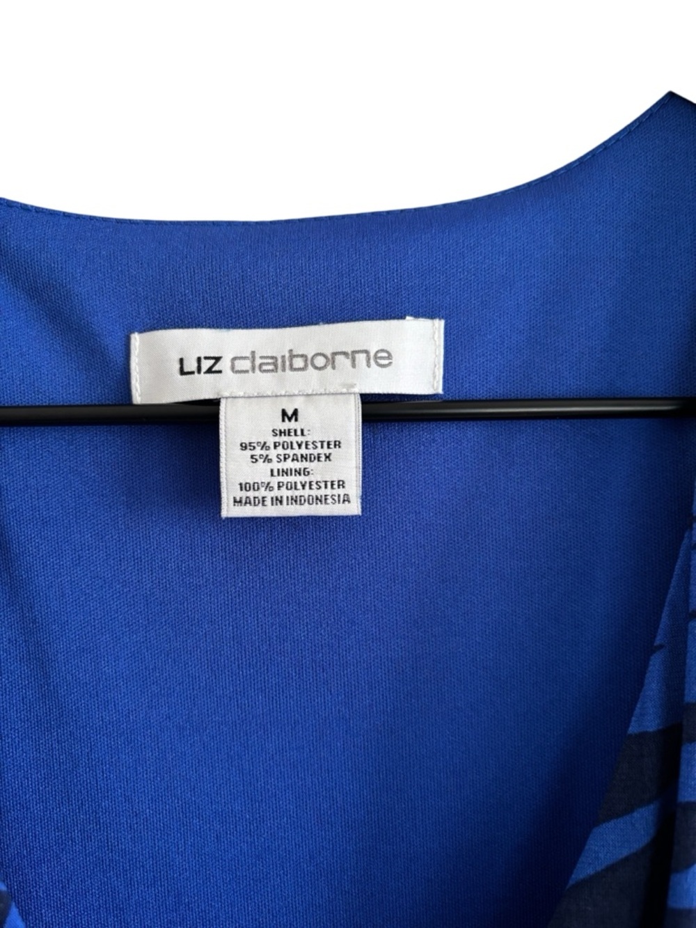 Liz Claiborne Maxi Dress Tropical Palm Print Size M Sleeveless Coastal Resort - Picture 10 of 13